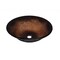 Novatto SANGUINELLO Glass Vessel Bathroom Sink Set, Brushed Nickel NOHP-G008BN - alternate 6